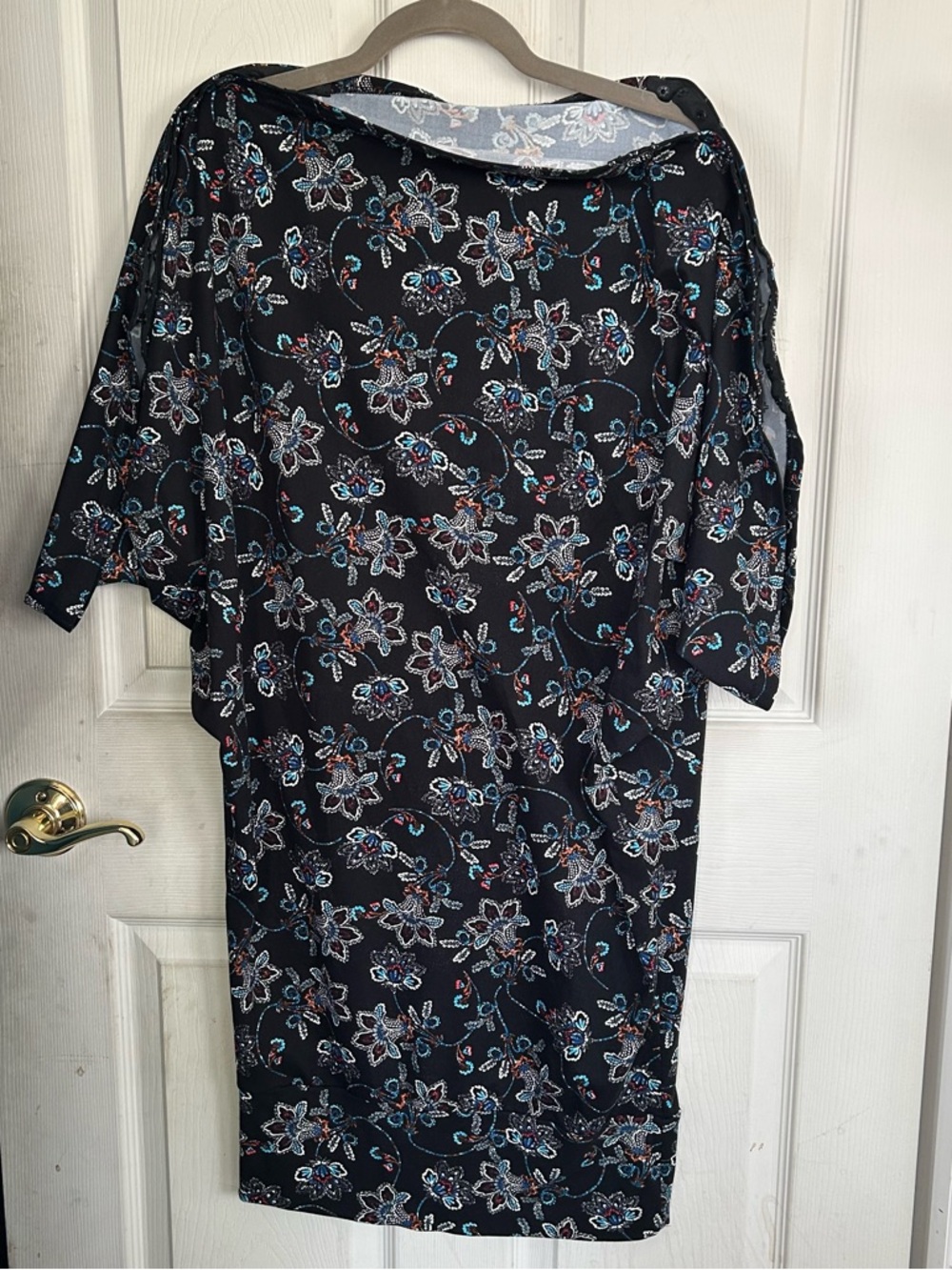 DIANE KROE SZ 3 (M/L) Wear-Ever multiway Skirt Dress Eden Print stretchy